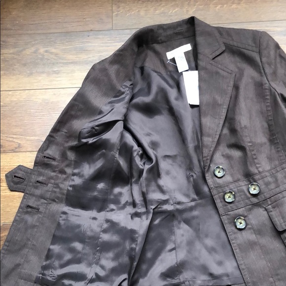 NWT Banana Republic Casual Brown Jacket - Picture 6 of 8